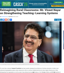 Reimagining Rural Classrooms: Mr. Vineet Nayar on Strengthening Teaching–Learning Systems Reimagining Rural Classrooms: Mr. Vineet Nayar on Strengthening Teaching–Learning Systems