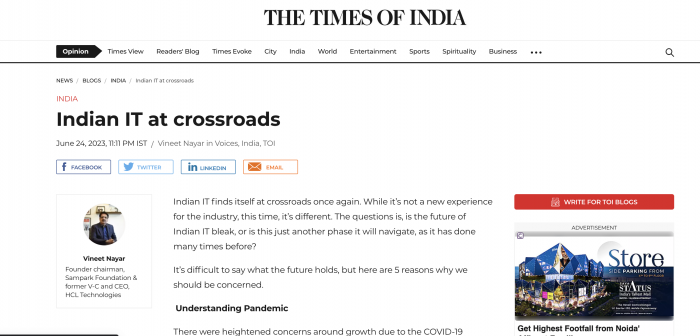 Indian IT at crossroads